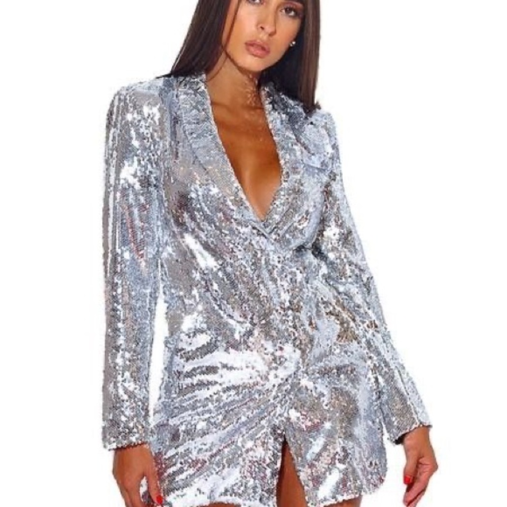 Sequence blazer dress